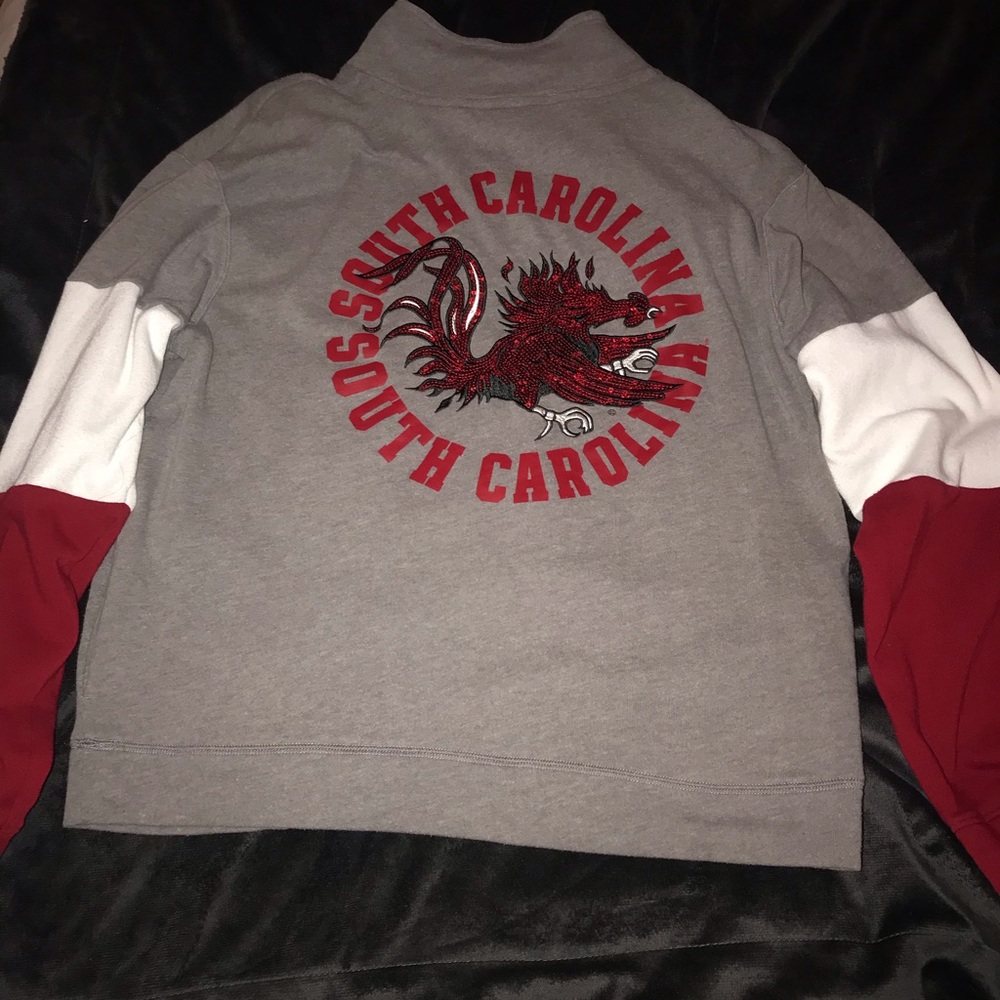 vs PINK gamecock 1/4 zip